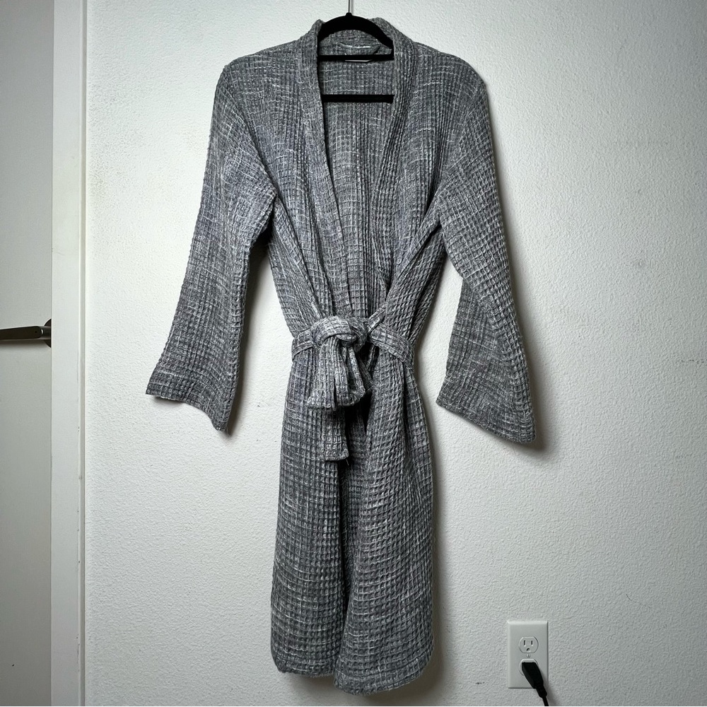Parachute Waffle Robe Medium Grey